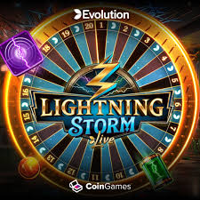 Lightning Storm game by Evolution – logo hosted on Vegadream