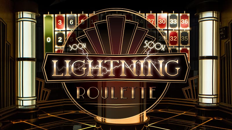 Lightning Roulette logo by Evolution at Vegadream
